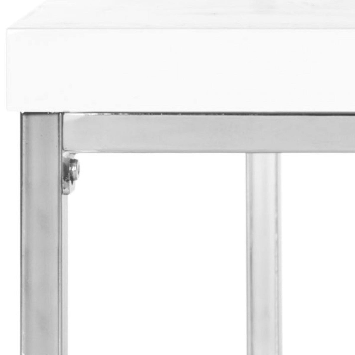 White/Chrome Coffee Table P7175
