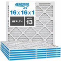16x16x1 MERV 13 Pleated Air Filter, 6-Pack A9901