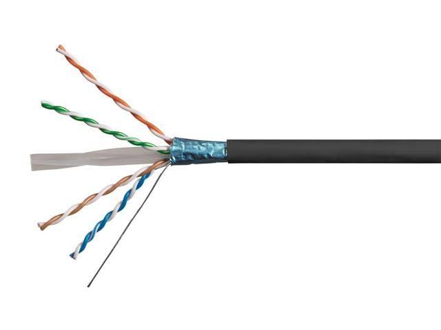 Cat6a Ethernet Bulk Cable, Solid, 550Mhz, Ftp, CMR, Pure Bare Copper Wire X231