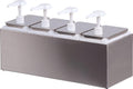 Quadruple Condiment Pump Station with 2.5 Quart Jars A644