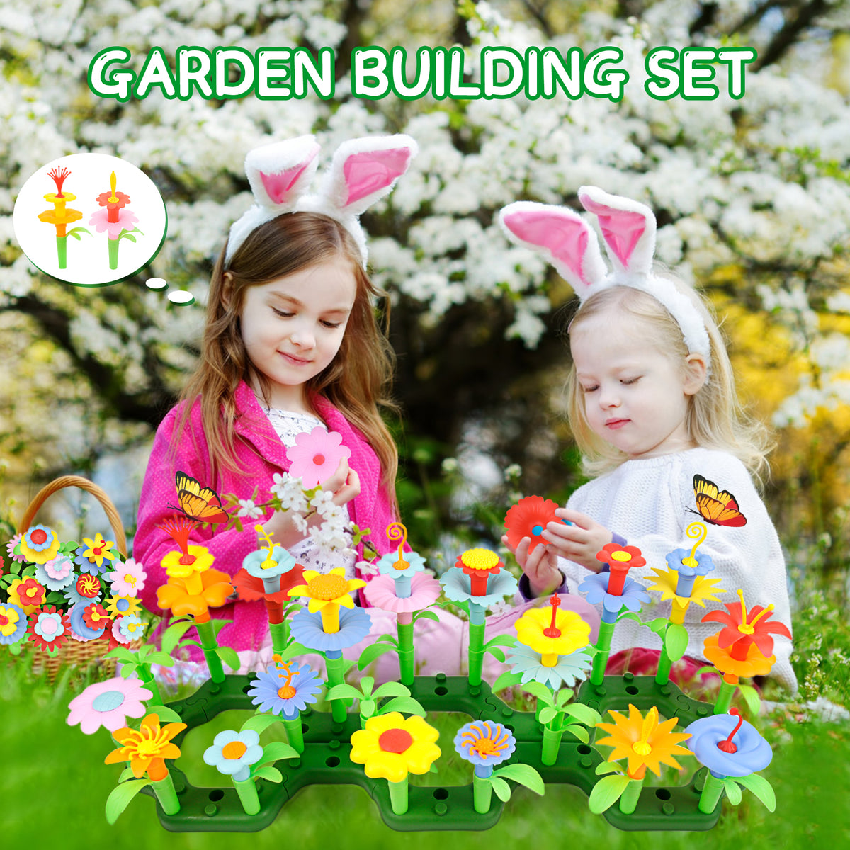 Flower Garden Building Toys, 152 Pcs H521504