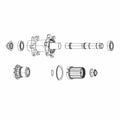 Rear Hub Disc Brake 12x142mm Axle End Cap Set W78148