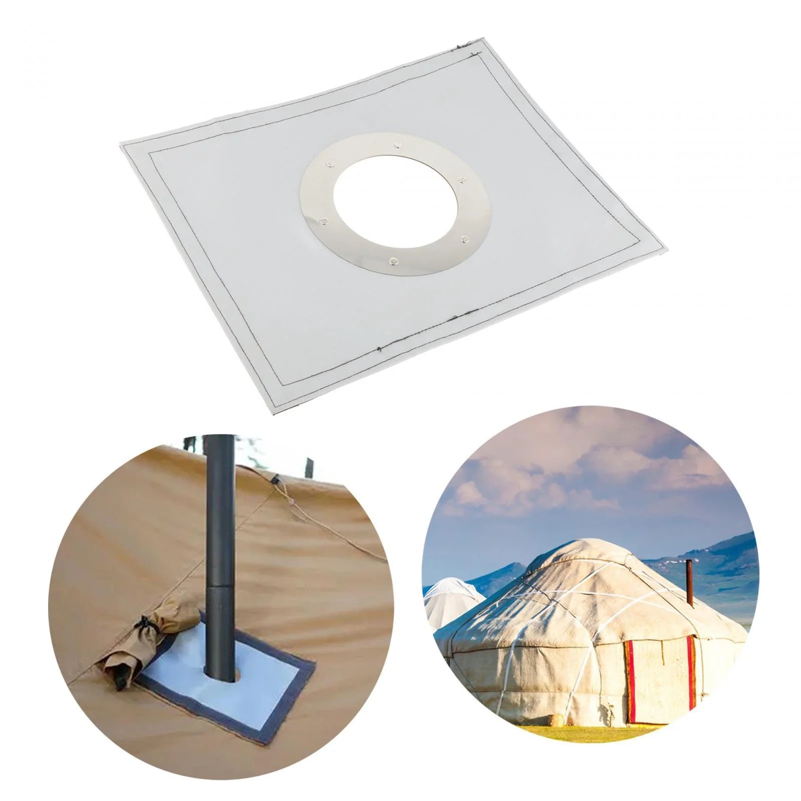 Fireproof Waterproof Hot Tent Jack for Chimney 11.5cm Q408204