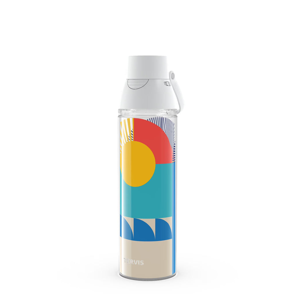 Beach Bright Double Walled Insulated Tumbler Travel Cup, 24oz Venture Lite Water Bottle R390
