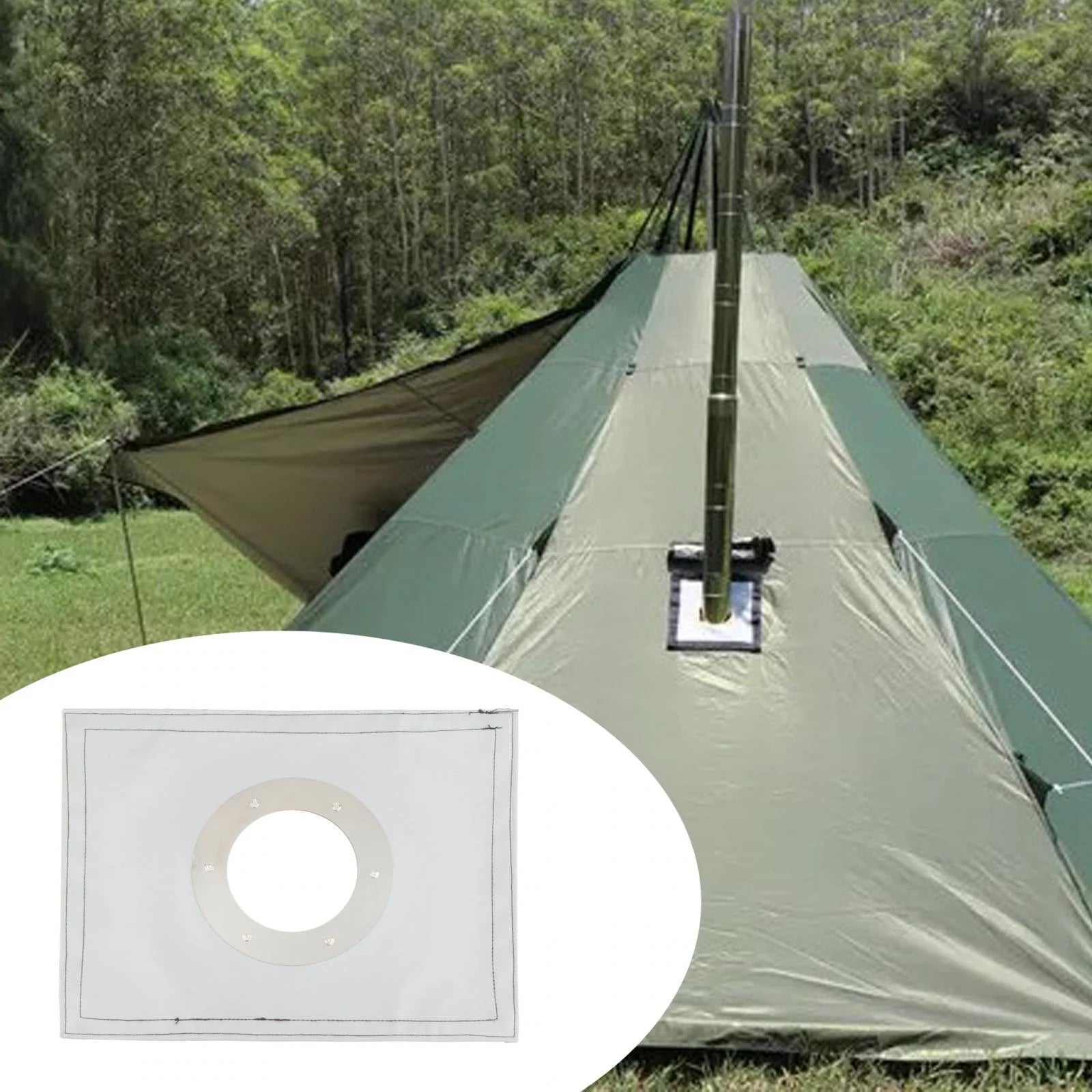 Fireproof Waterproof Hot Tent Jack for Chimney 11.5cm Q408204