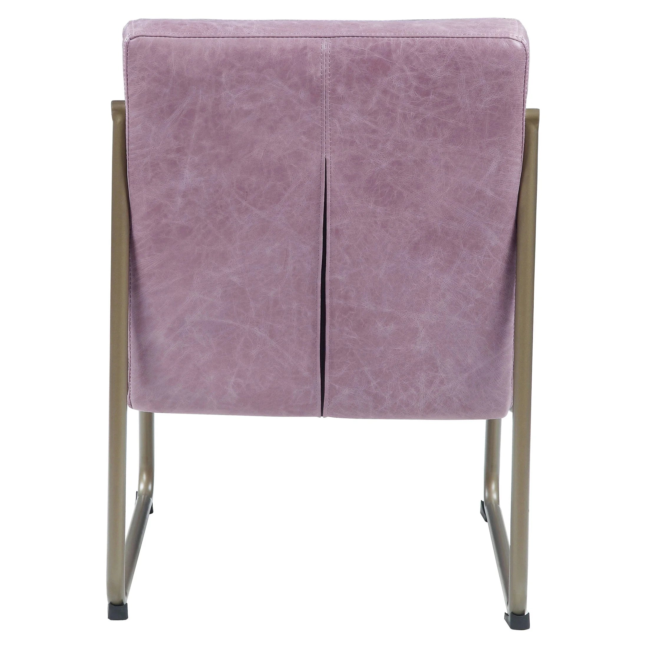 Wisteria Top Grain Leather Tufted Accent Chair G8409