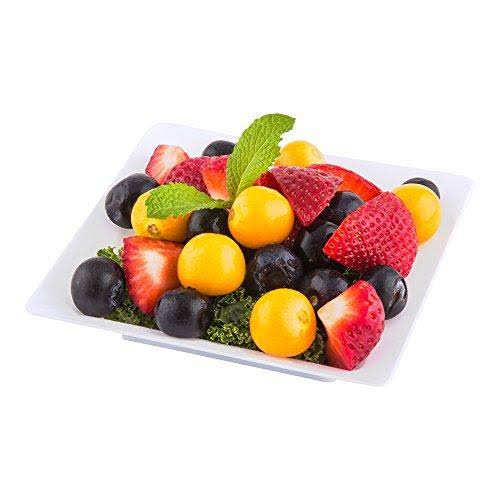 Square Plastic Plate Seagreen 4.25 Inches 100 Count Box R474281