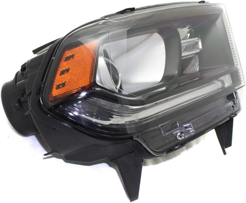 Pair Black Housing Headlight for Dodge Durango 2014 2015 W219