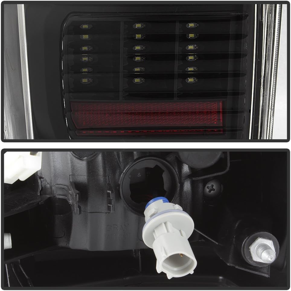 Black Full LED Tail Lights Brake Lamps E3982