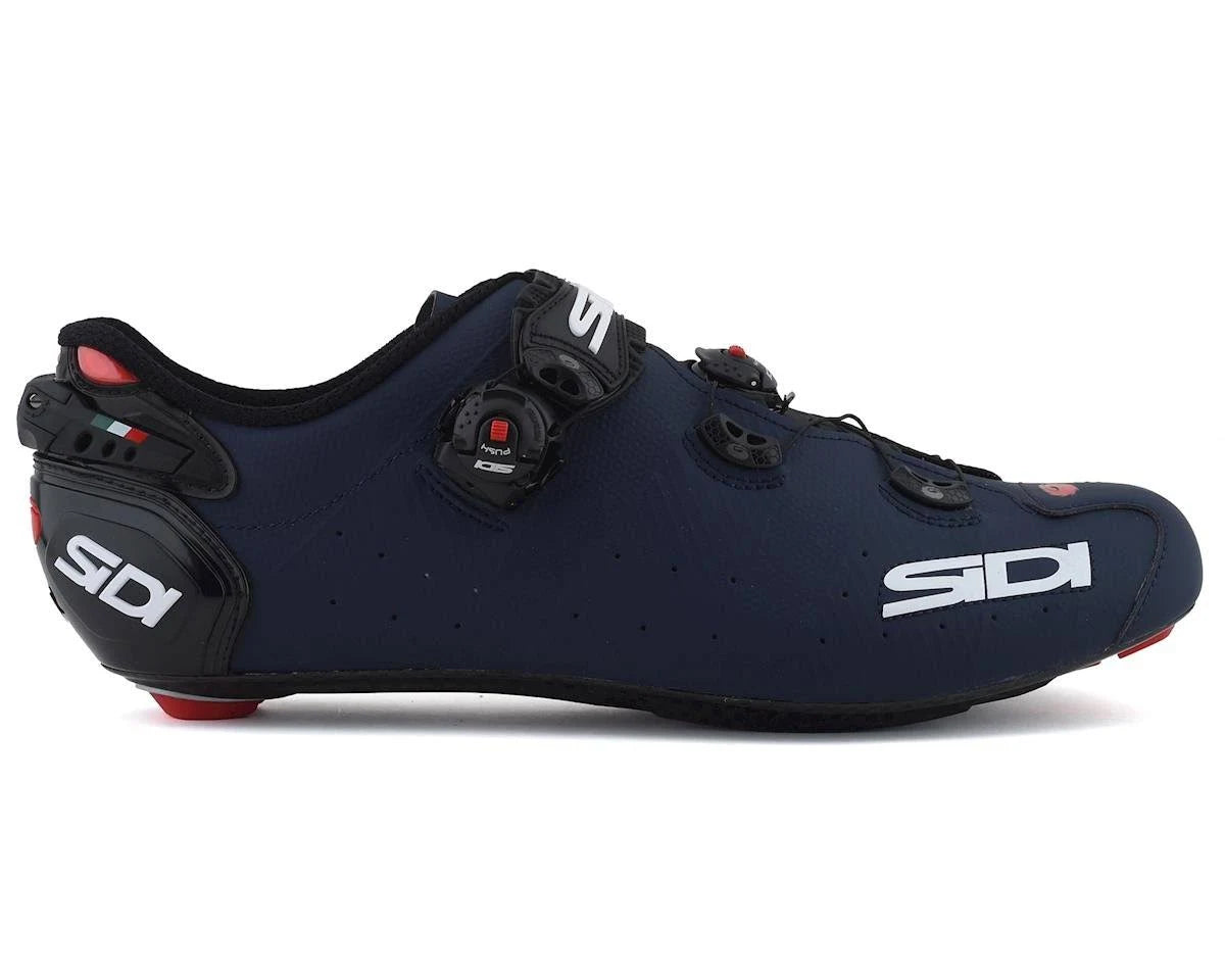 Matte Blue Black Carbon Cycling Shoes E894