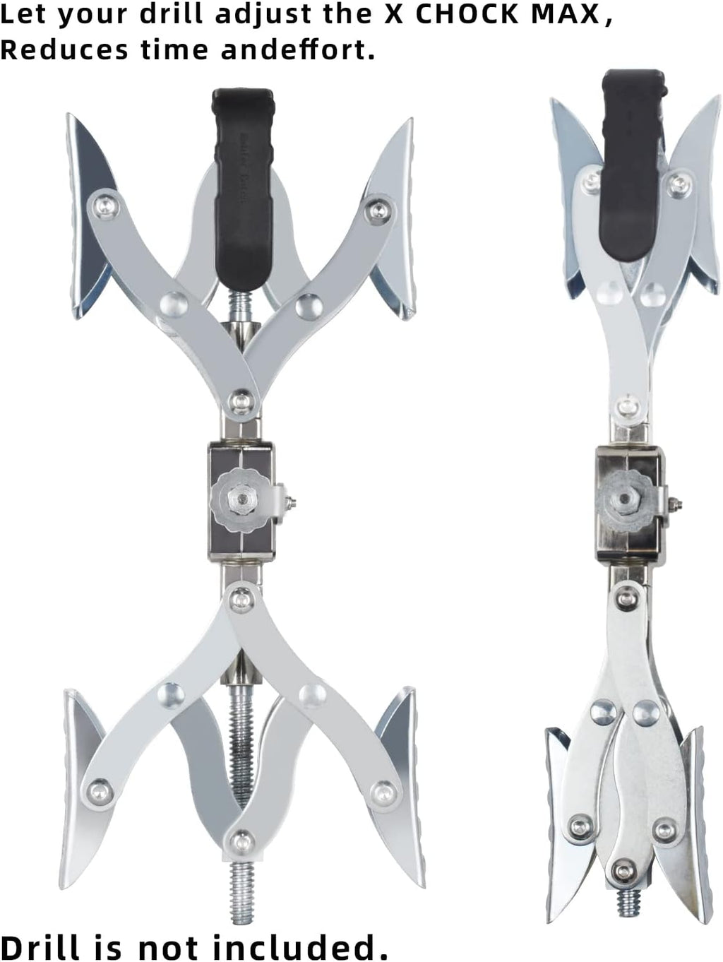 2 Pack X-Shaped Wheel Chock Stabilizer for Travel Trailers C3448