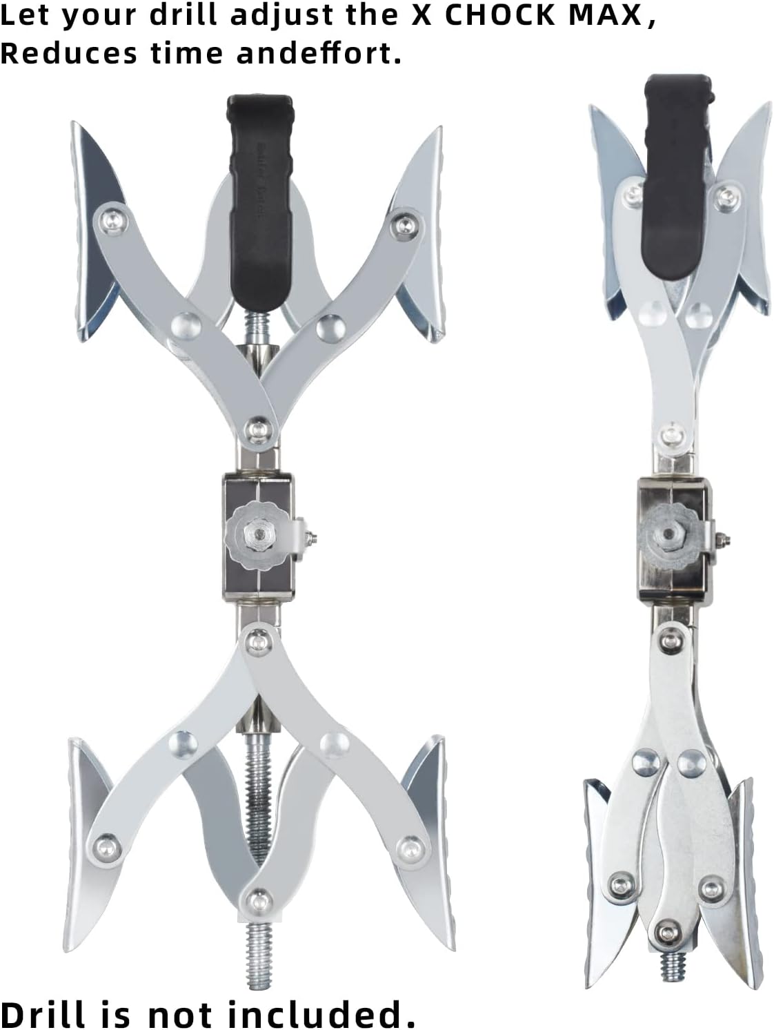 2 Pack X-Shaped Wheel Chock Stabilizer for Travel Trailers C3448
