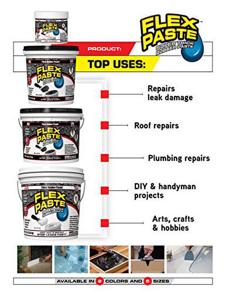 Flex Paste, 3 lb, Black C16714