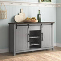 Antique Gray 1 Drawer Sideboard X90976