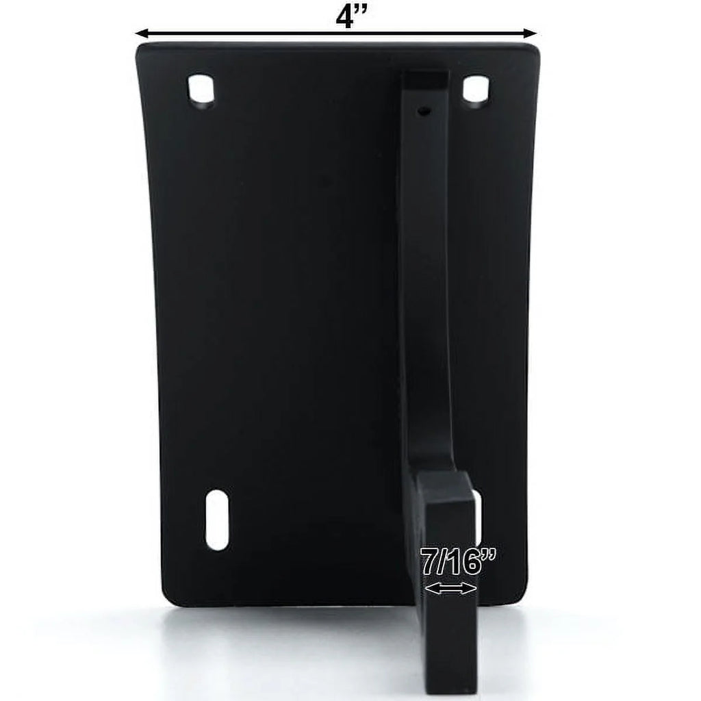 Black Vertical Axle Mount Motorcycle Plate Holder M273361