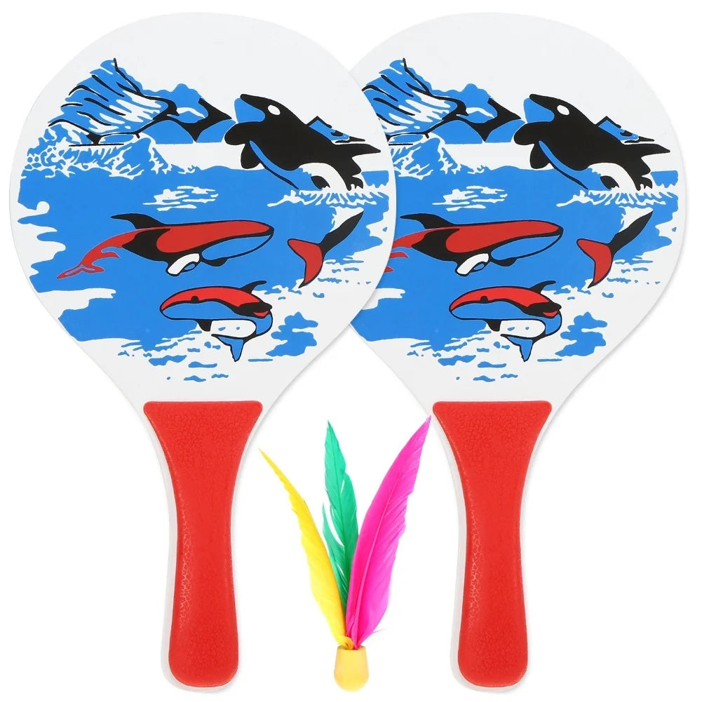 2Pcs Badminton Racket with Ball Random Color Sports Game Toy H26206