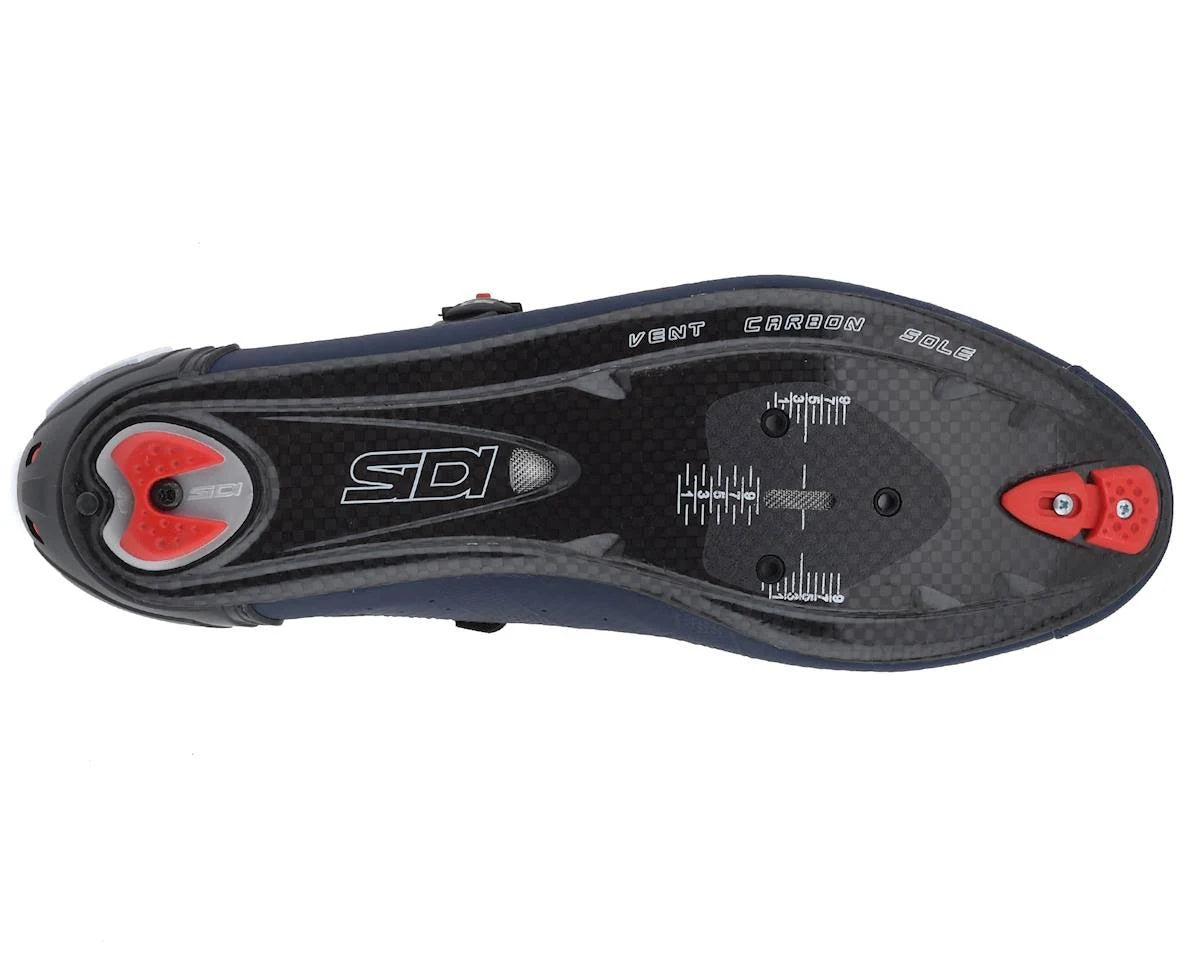 Matte Blue Black Carbon Cycling Shoes E894