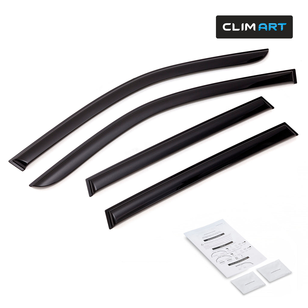 4 pcs Dark Smoke Window Deflectors A392200