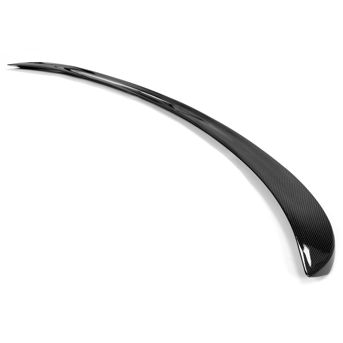 Glossy Carbon Fiber Rear Trunk Lip Spoiler Wing E165182