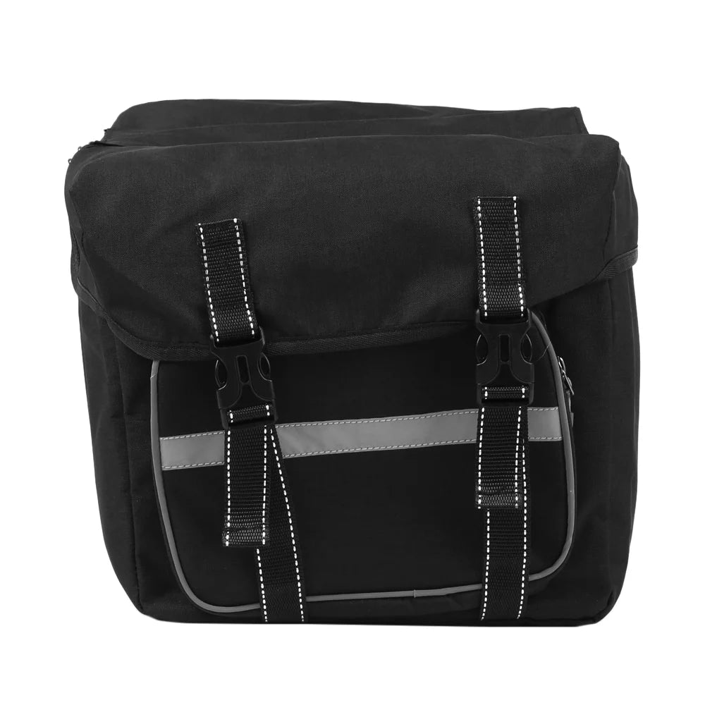 Polyester Bike Rear Seat Bag with Reflective Stripes Z864381