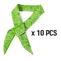 10 Pcs Cooling Neck Wrap (Green) Z79475
