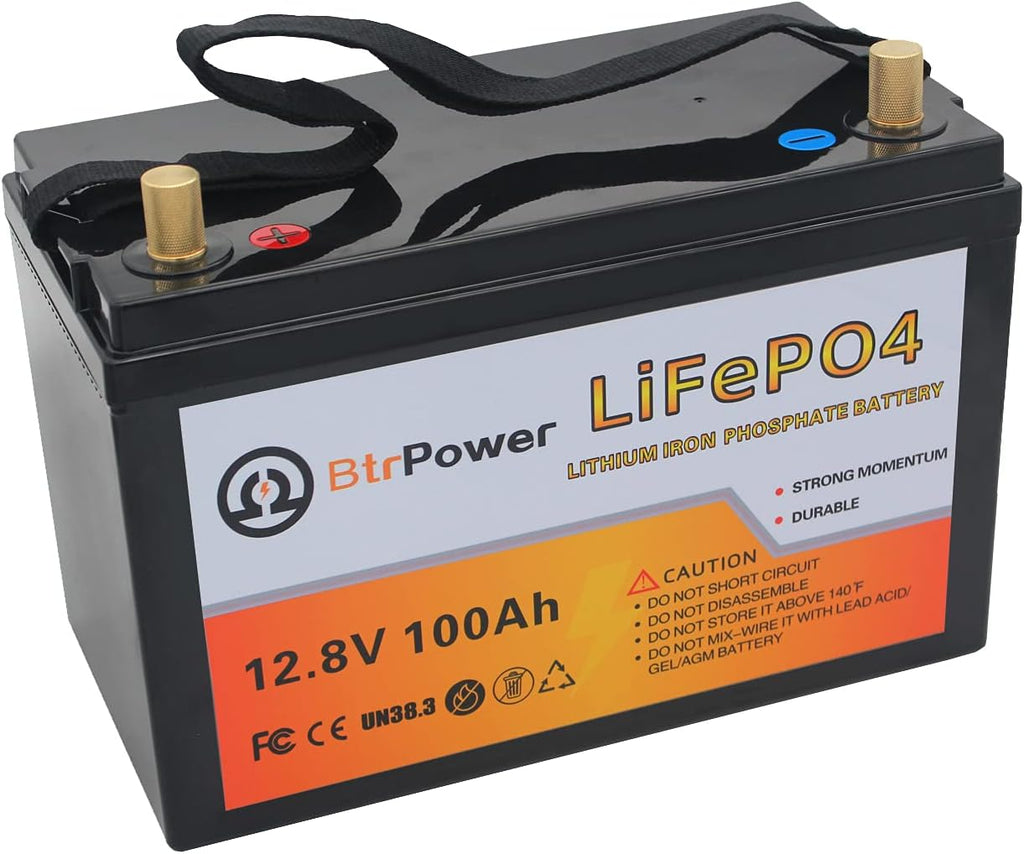 12V 200Ah Deep Cycle LiFePO4 Battery with 100A BMS D6396