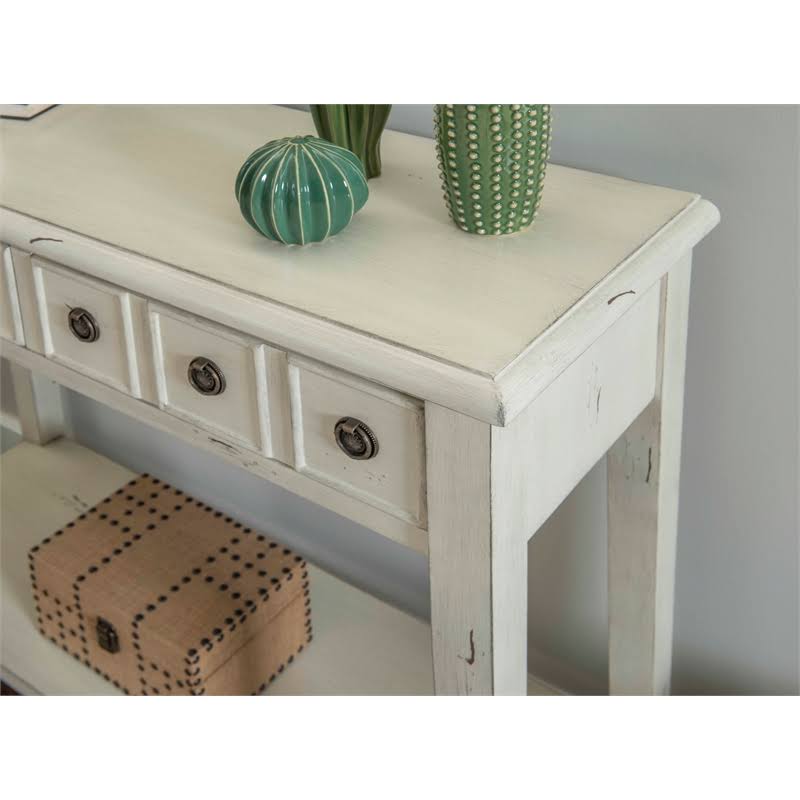 Cream Wood Console Table O99457