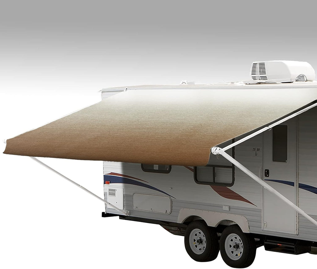 RV Awning Fabric Replacement Vinyl Canopy Dune Fade 10' Q469