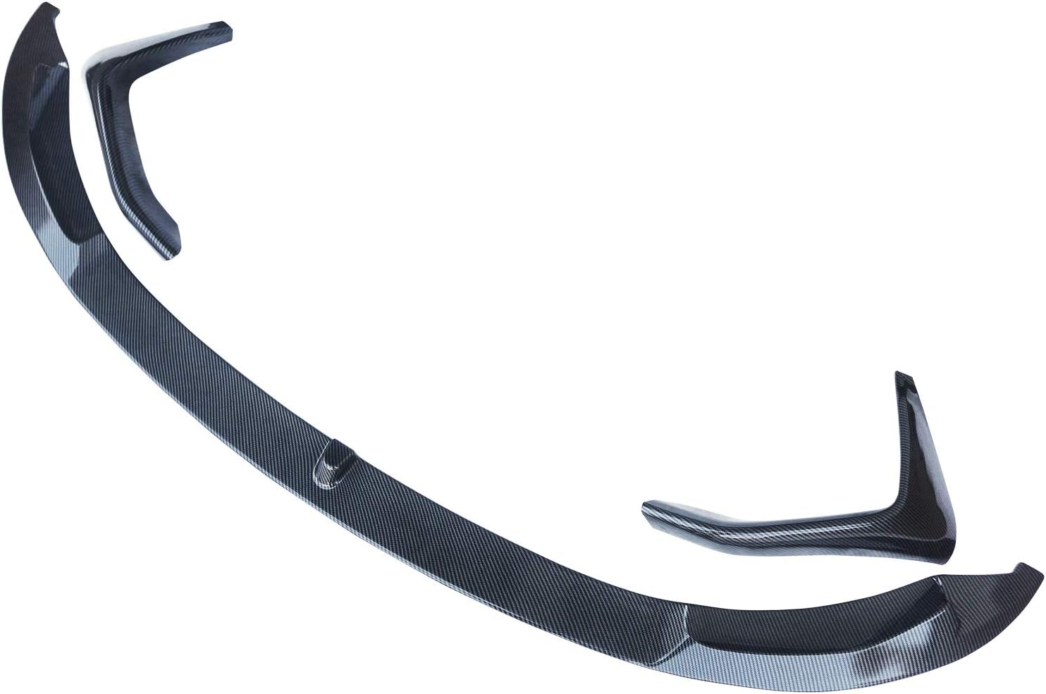 ABS Carbon Fiber Front Bumper Spoiler Splitter I3467