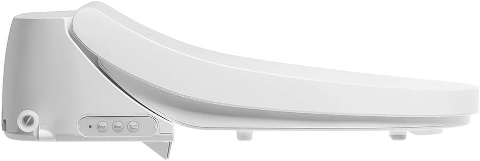 White Electronic Bidet Seat S615