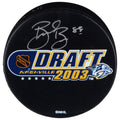 Autographed 2003 NHL Draft Logo Hockey Puck F5916