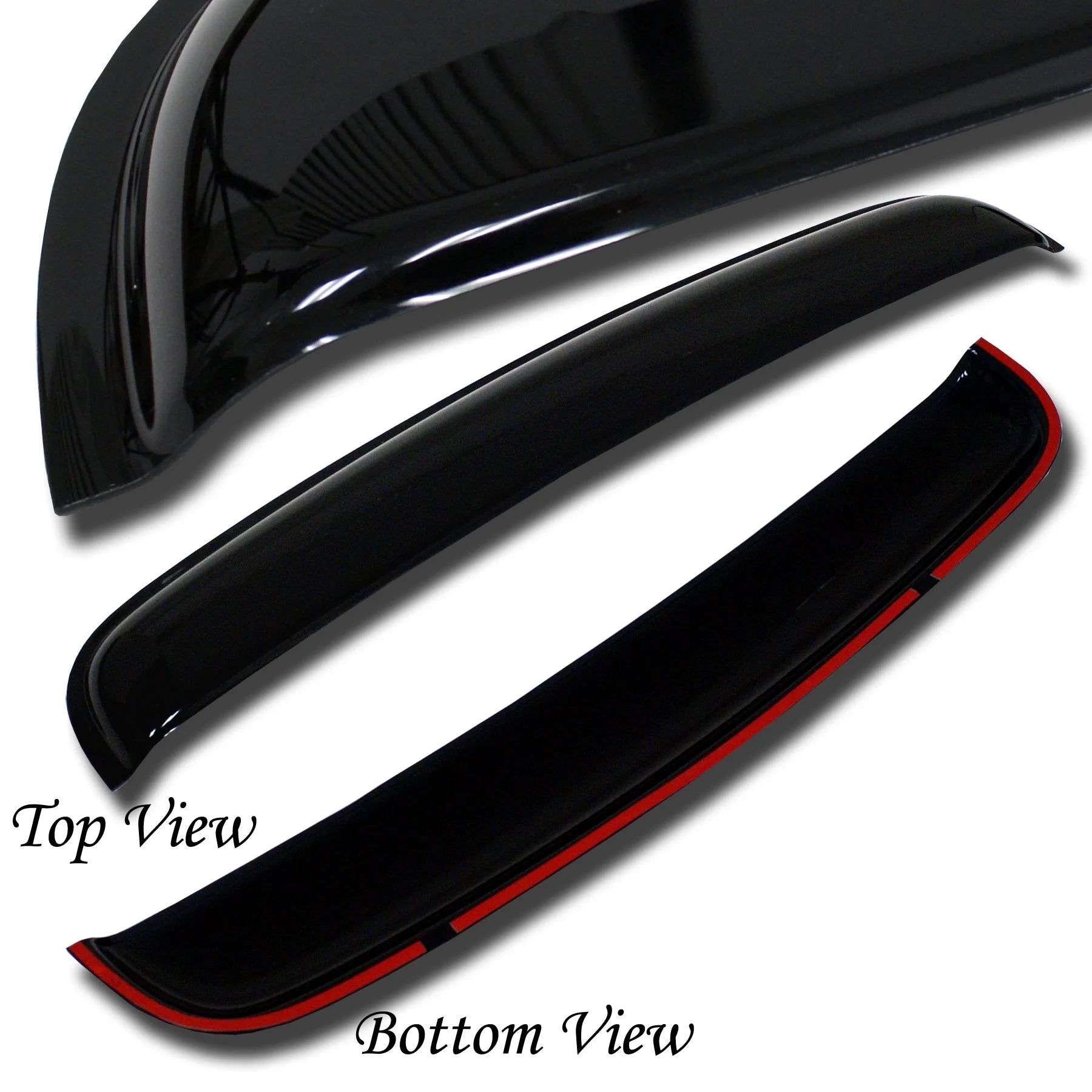 Outside Mount Window Visor Deflector and Sunroof 5 Pcs Set X69466