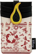 Black Flame Candle Cardholder Wallet W934