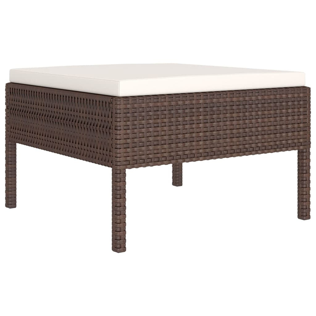 9 Piece Poly Rattan Sectional Outdoor Furniture Set P67768