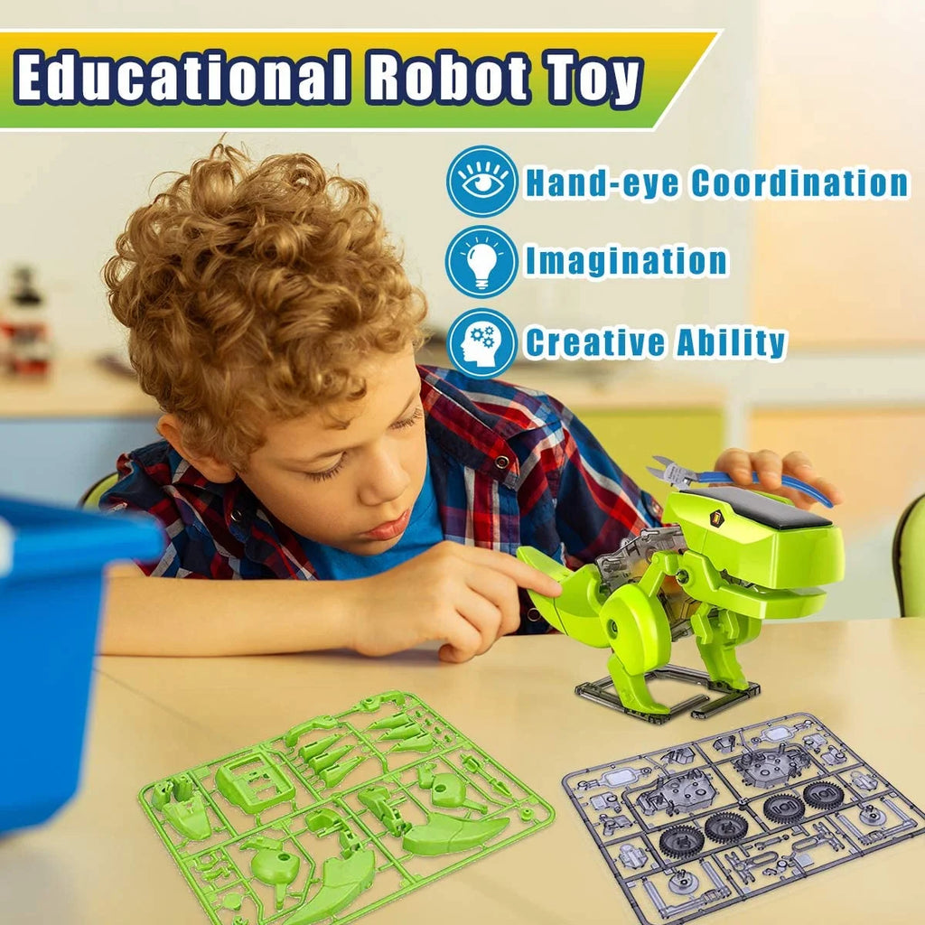 Solar Robot Kit 3-in-1 DIY Dinosaurs Robot Science Kits Toys K933137