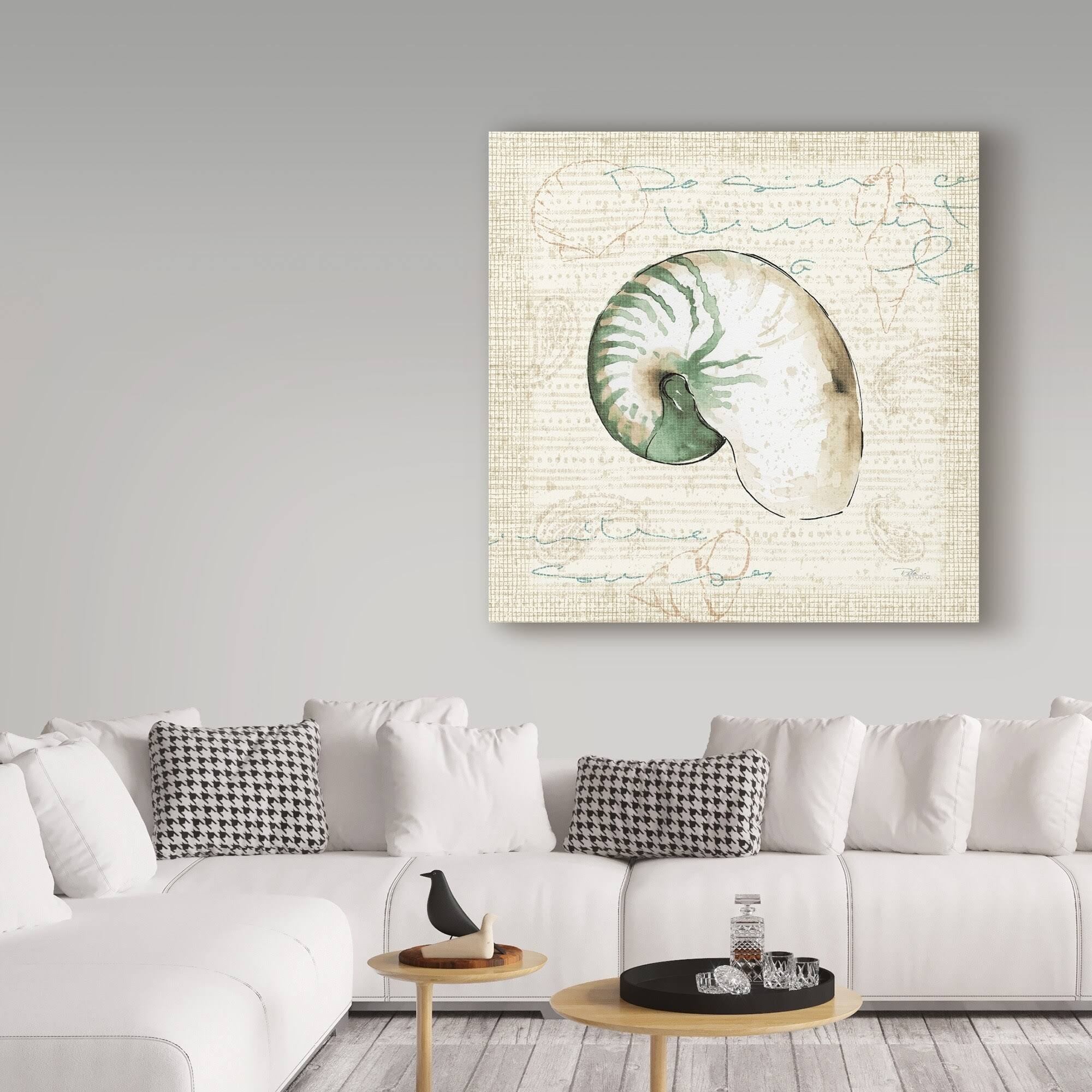 Ocean Prints III Canvas Art D6423