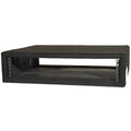 Black 2U Studio Equipment Rack Shell L444