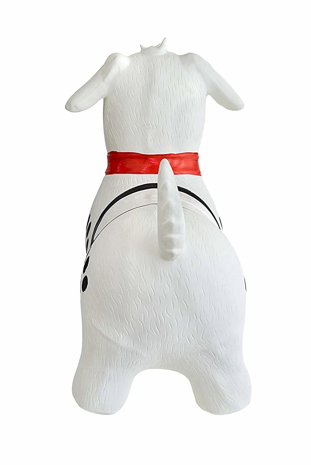 Black & White Dog Inflatable Hopper Toy with Pump D308