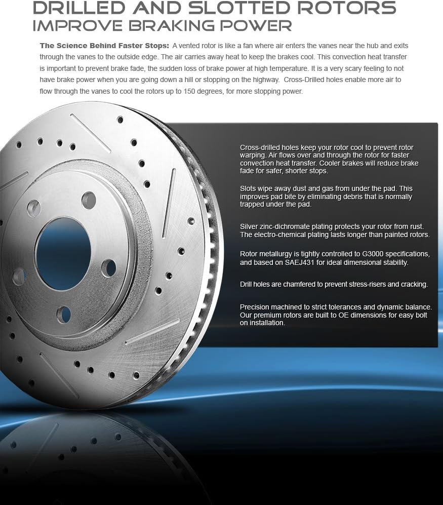 Rear Brake Rotors Set of 2 L6690