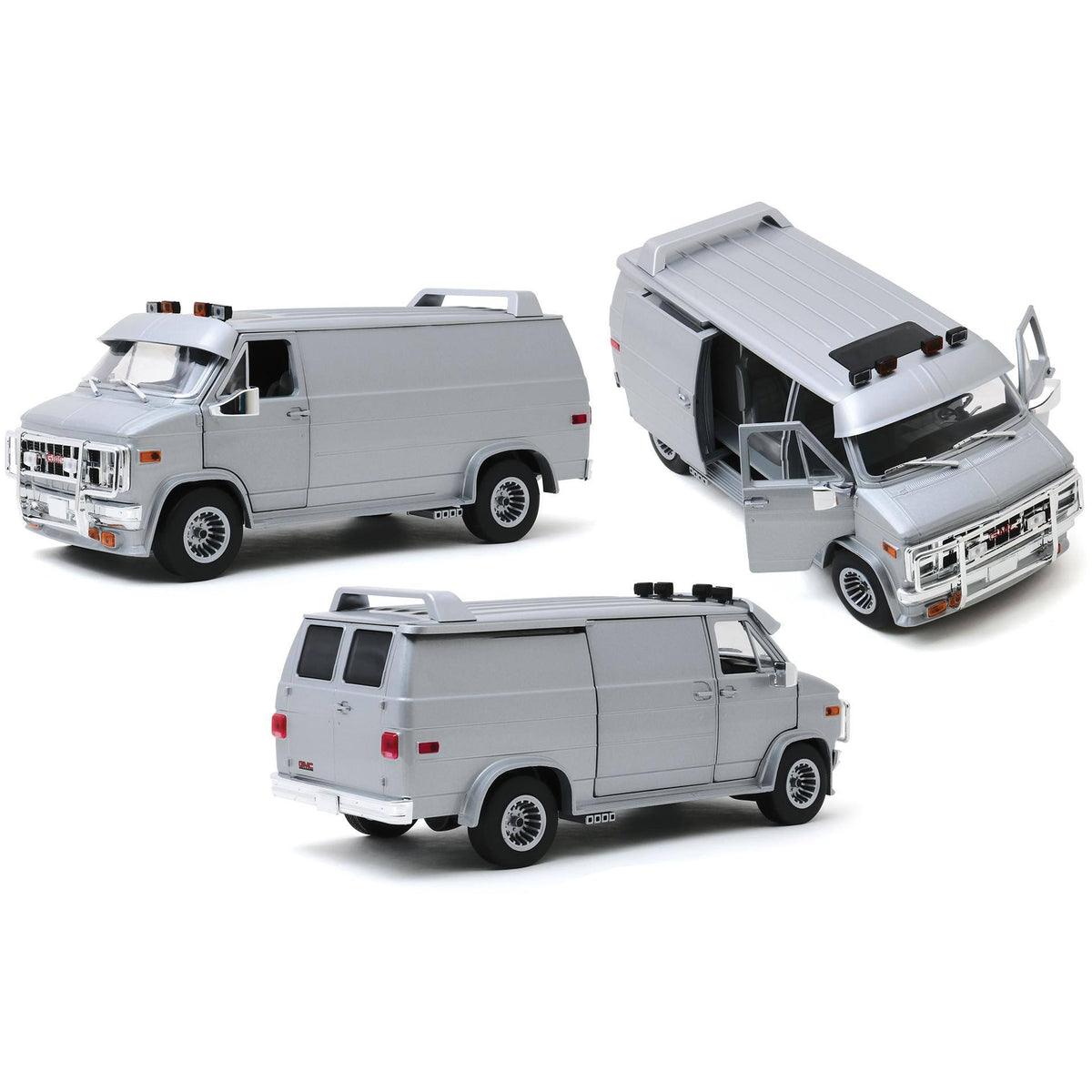 Silver Metallic 1/18 Diecast Model Car G918