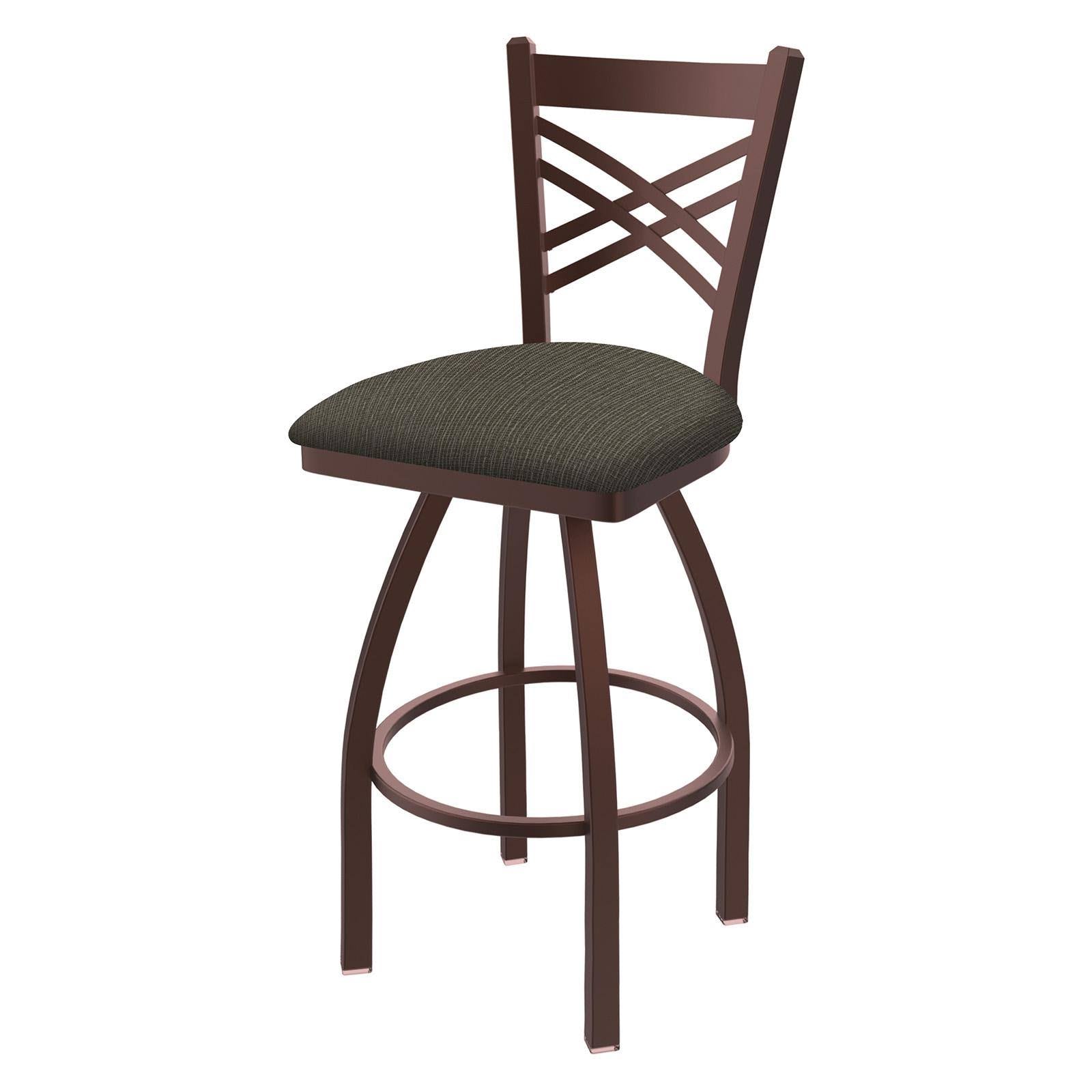 Black Wrinkle Finish Counter Stool with 360 Swivel T436924