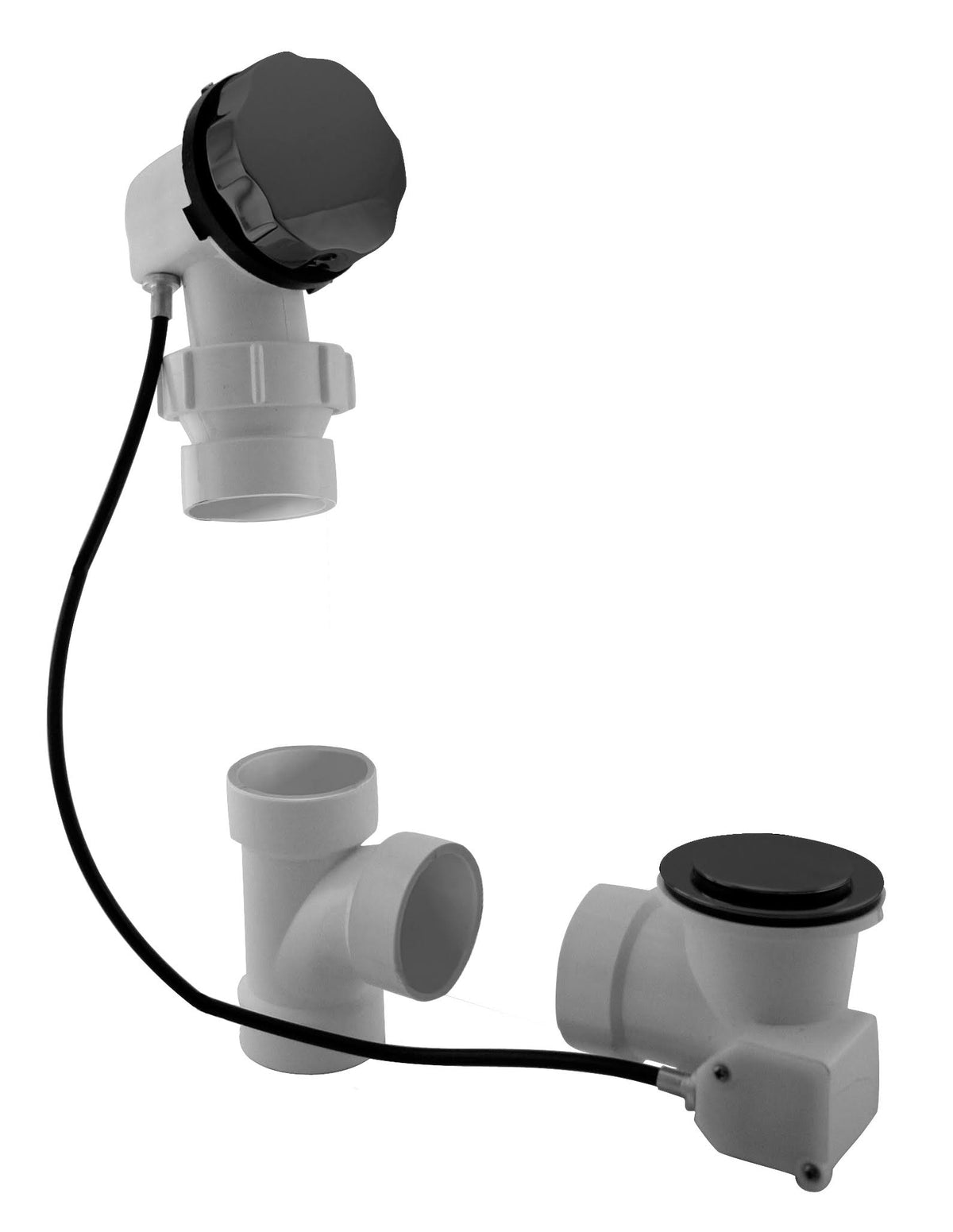Black Cable Drive Bath Waste N58941