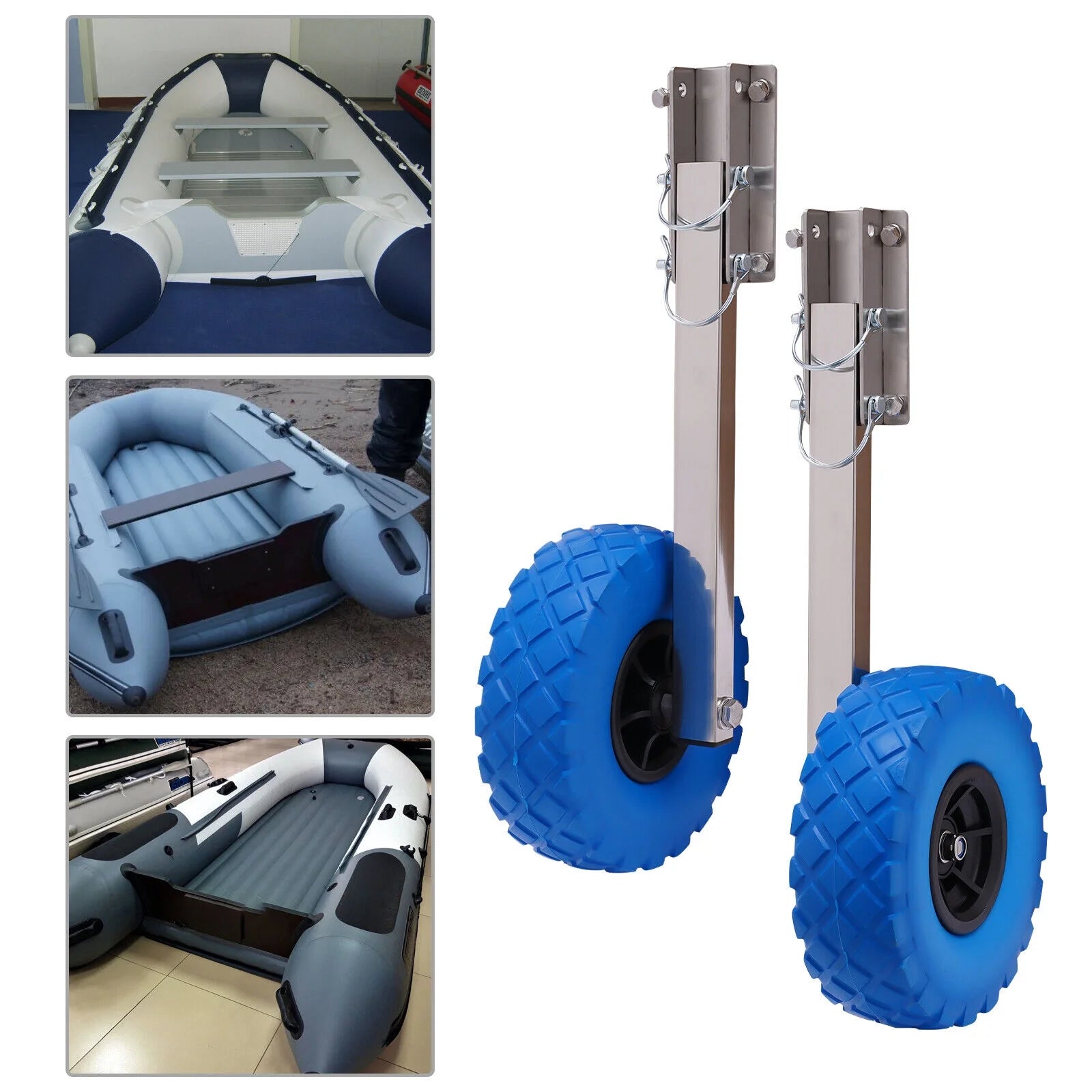 10'' X 3'' Inflatable Boat Transom Wheels P54028