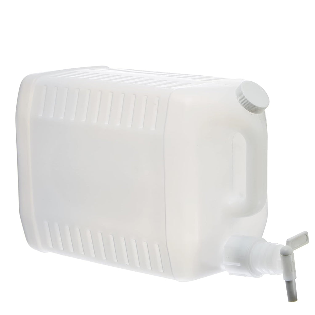 2.5 Gallon Plastic Dispenser Carboy with Spigot, HDPE, Natural, 4 Pack L74136