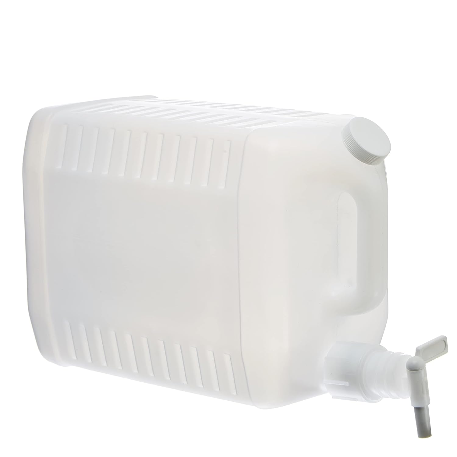 2.5 Gallon Plastic Dispenser Carboy with Spigot, HDPE, Natural, 4 Pack L74136