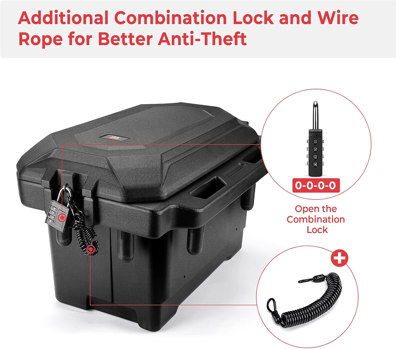 45 L Waterproof Bed Cargo Box O200