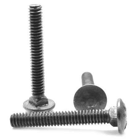3/8 inch-16 x 5 inch Coarse Thread A307 Grade A Carriage Bolt Low Carbon Steel Plain Finish Pk 225 C5147