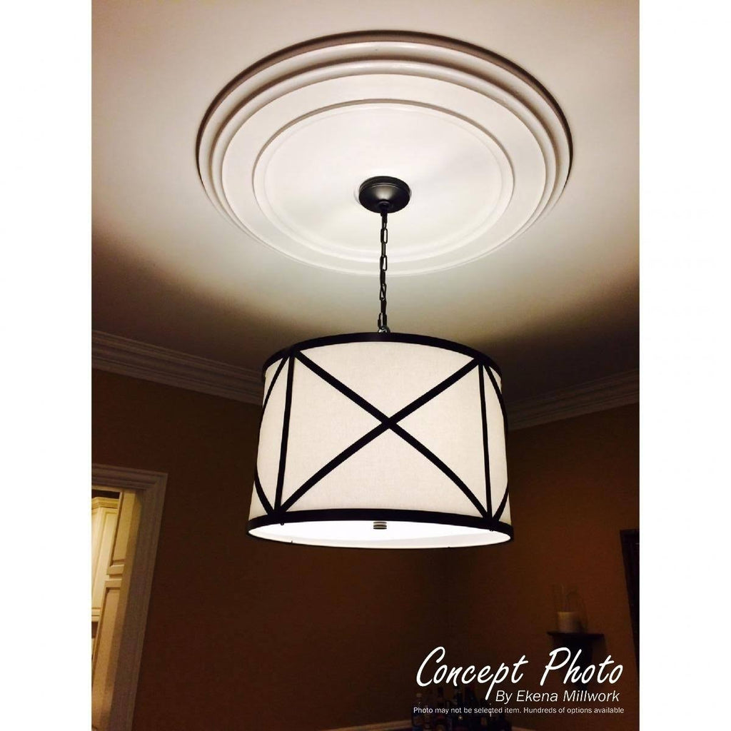 Hand-Painted Hickory Ceiling Medallion R52760