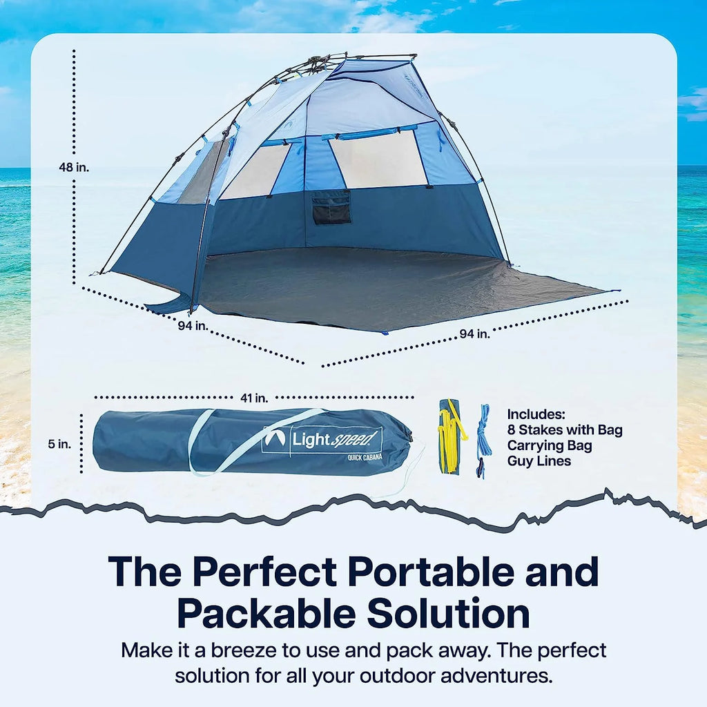 Blue Tide Beach Tent Sun Shelter D1699