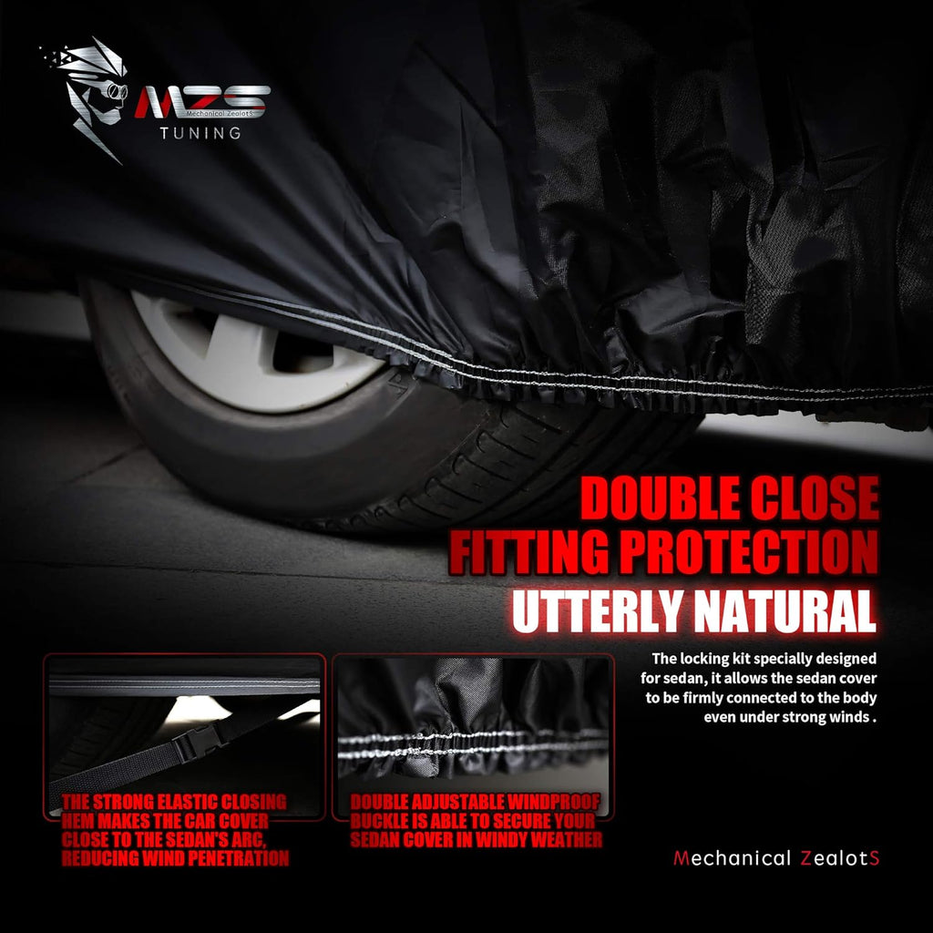 SUV Car Cover Waterproof Universal Two Tone Full Exterior S554521